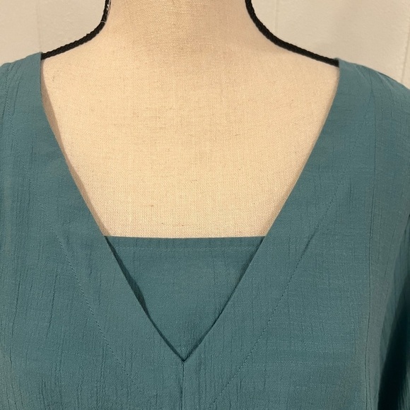 ST John’s Bay teal green tunic top - Picture 6 of 9
